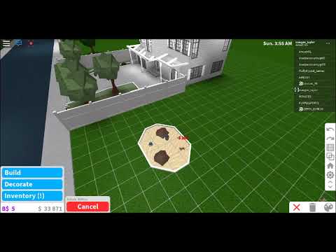 How To Make A Sand Pit On Roblox Bloxburg Youtube - create something for you on roblox sandbox by pedaneous