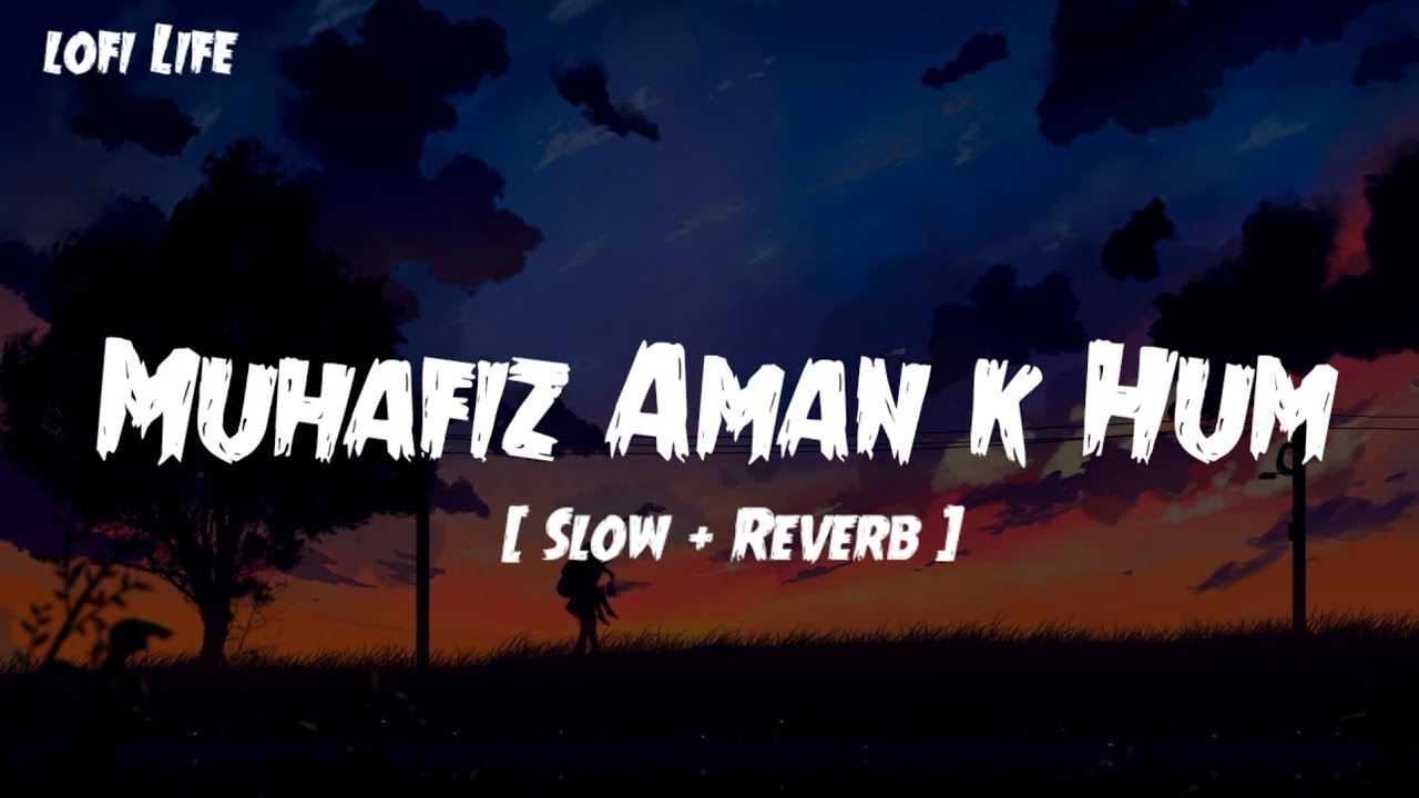 Muhafiz Aman k Hum Hain  slow and reverb version  Lofi life