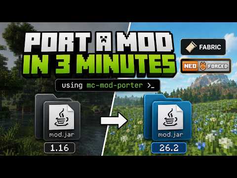 Port a Minecraft Mod in 3 Minutes with mc-mod-porter
