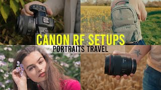 Canon RF  What’s in my Camera Bag? Portraits/Travel/Video (Canon R5/R6 Mark II/C70)