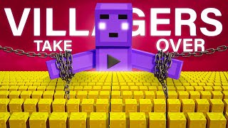 10,000 Villagers Takeover Minecraft Forever