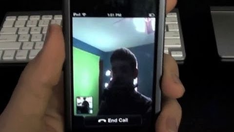 iPhone Skype Video Call Test