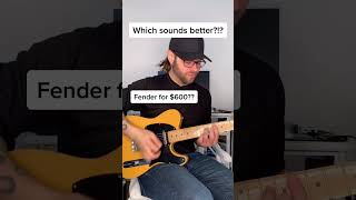 REAL Telecaster Vs FAKE Telecaster
