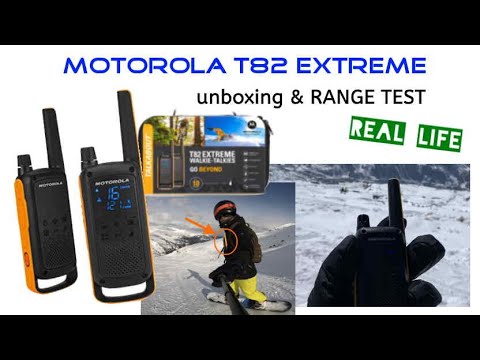 Motorola T82 Extreme unboxing & real life range test 