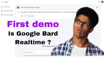Google Bard First Demo | Is Google Bard Realtime? | Accurate Weather Update | Google Bard Vs ChatGPT