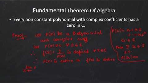 Semester 6- Complex Analysis- Liouville’s Theorem