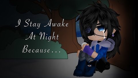 I Stay Awake At Night Because… - Rainimator AU [Rain Angst]