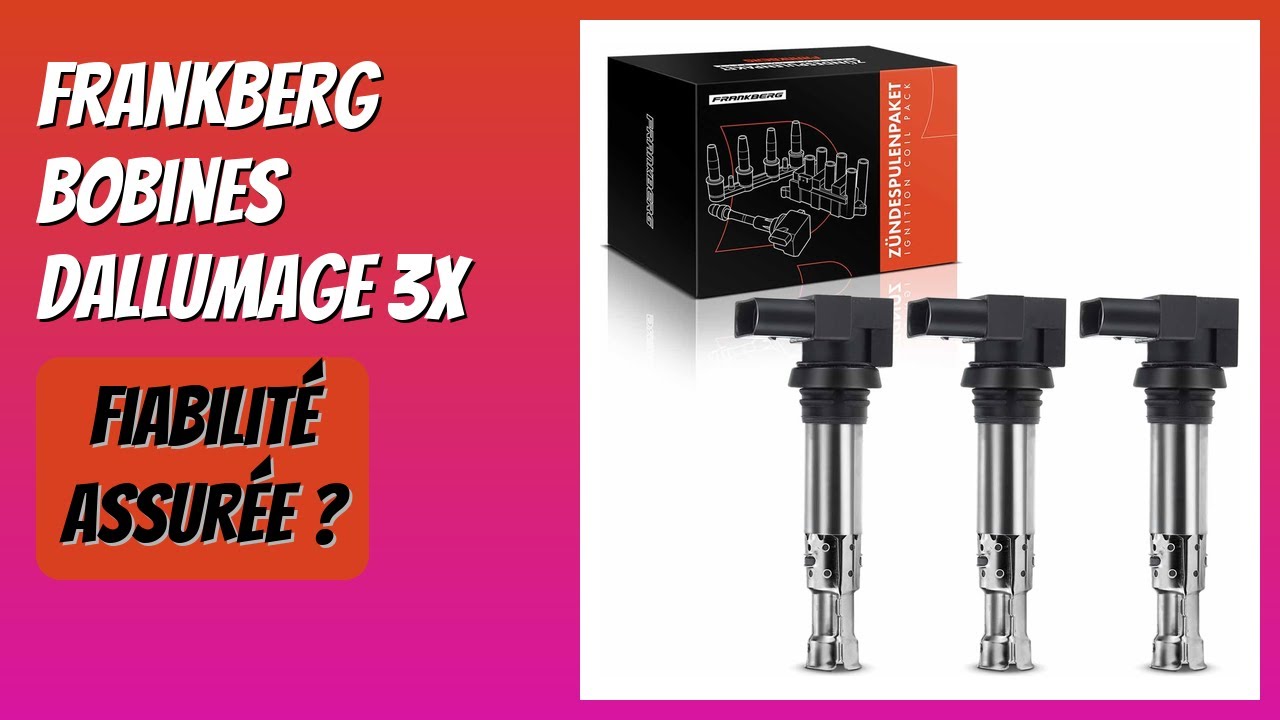 Frankberg 4x Bobines D'Allumage Hautes Performances Compatibles Audi TT FV3 Q2 Q3 Q5 Q7 - Remplace 06H905110J