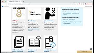 CU Scholar Search Demonstration