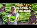 Hanin Membantu Mamah Memasak Kacang Panjang