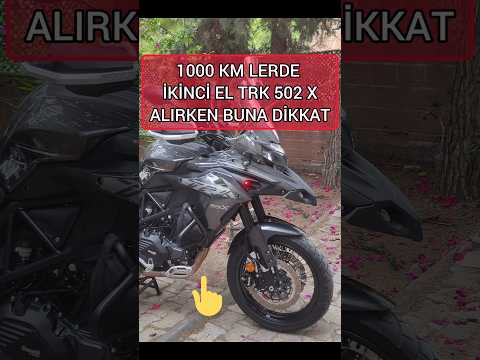 BENELLİ TRK 502 X İKİNCİ EL ALIRKEN RODAJI NASIL YAPILMIŞ MERAK EDİYORSAN #snewmotovlog #benellitrk
