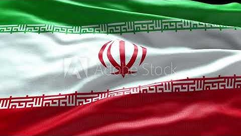 4k render Iran Flag video waving in wind Iran Flag Wave Loop waving in wind Iran Flag Iran Flag