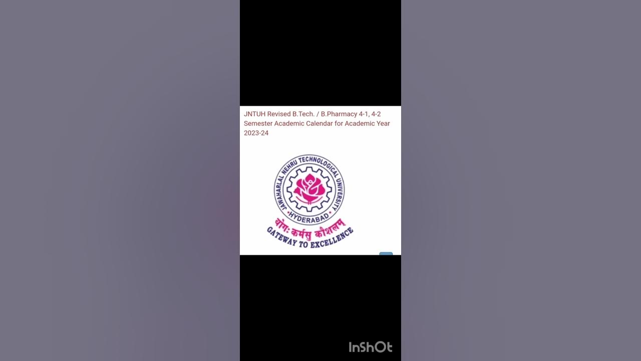 JNTUH Revised B Tech B Pharmacy 4 1 4 2 Semester Academic Calendar jntuh-revised-b-tech-b-pharmacy-4-1-4-2-semester-academic-calendar