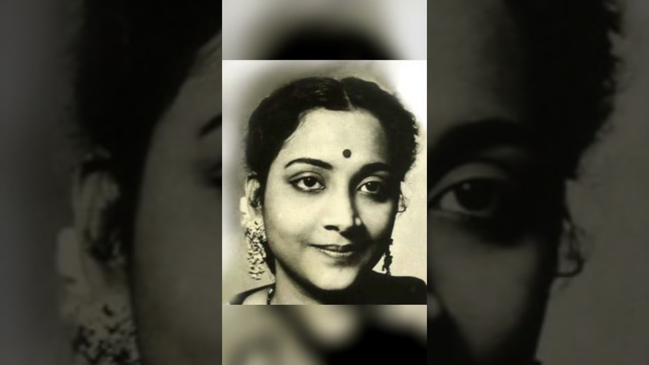 Singer Geeta Dutt.