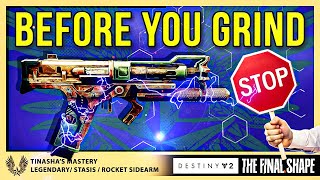 Clearing Up What to Look for on Tinashas Mastery