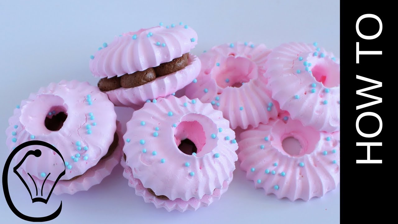 Carton Egg Whites Meringue Cookies with Whipped Chocolate Ganache YouTube