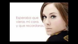 Video thumbnail of "Adele - Someone Like You - letra en espanol"