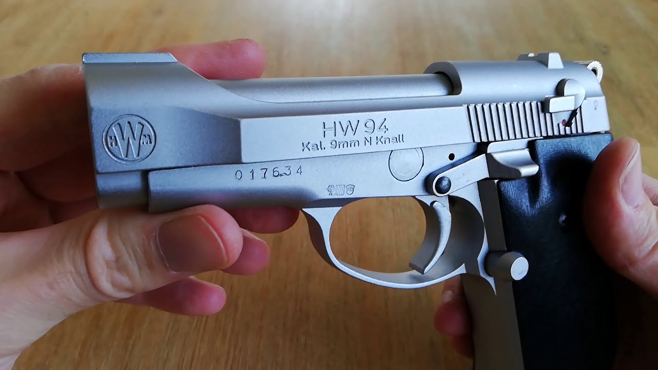 Weihrauch Arminius HW 94 chrom 9mm R.K. Schreckschußpistole #1 ...