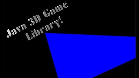 Make 3D Games Easily! Java 3D First Person View Library