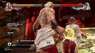 Sample Geese death combo (Howard Estate) - Tekken 7