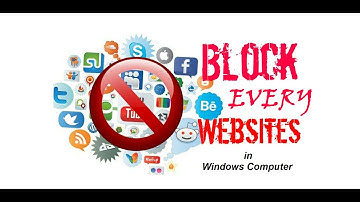 How to Block All Websites and Allow only Some Websites in Windows Computer ?