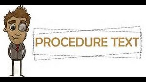 Tugas Bahasa Inggris - Example Text Procedure - How to Make A Banana Chocolate