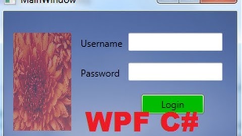 C# WPF Tutorial 10- Simple Fade animation for controls using WPF