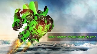 Future Flying Car Transform Robot Wars (By White Sand - 3D Games Studio) Android Gameplay HD screenshot 4