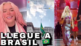 KAROL G LLEGA A BRASIL CONCIERTO MAÑANA SERÁ BONITO TOUR. LA BICHOTA PIDE PERDÓN