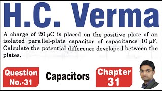 A charge of 20 pC is placed on the positive plate of an isolated parallel-plate capacitor screenshot 5