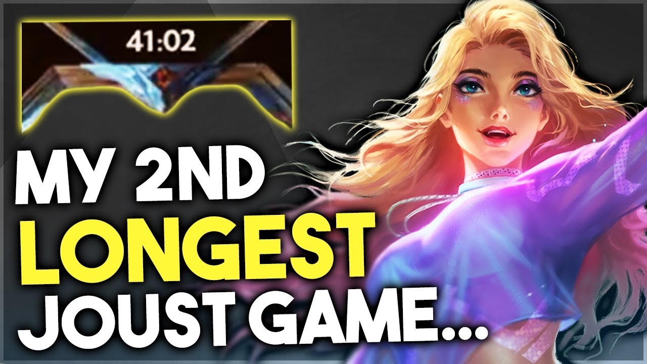 MY 2ND LONGEST JOUST GAME EVER! - Grandmaster Ranked Joust - Smite