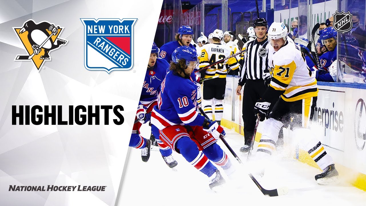 Penguins Rangers 1/30/21 NHL Highlights YouTube