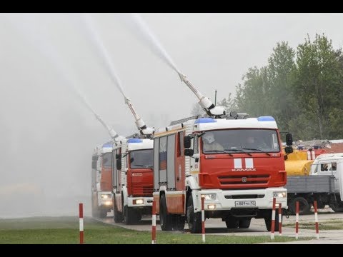 Пожар на камазе
