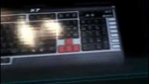 Распаковка клавиатуры Unboxing gaming keyboard a4tech x7 G800(MU)