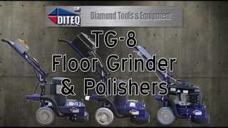 Diteq Tg 8 Concrete Floor Grinder Hd