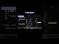 I am baby | #fnaf2 #fivenightsatfreddys2 #streamclip #gameplay #goof #scared #horror