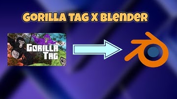 Making a Gorilla Tag Thumbnail in Blender!
