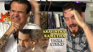 ARAVINDHA SAMETHA Intro Fight Scene REACTION!!