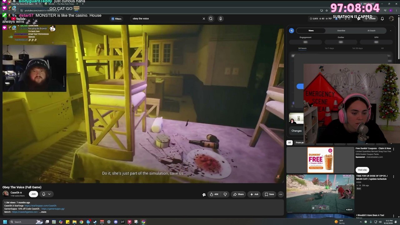 TIME FOR UR DOSE OF CR*CK..I MEAN CAT! | !update !schedule