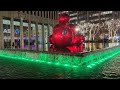  walking nyc at night sixth avenue from bryant park to radio city music hall in holiday season