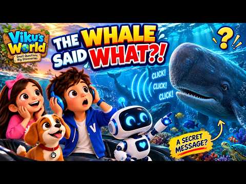 Can Whales Talk! 🐋😲 | Secret Sounds of the Ocean | Viku’s World