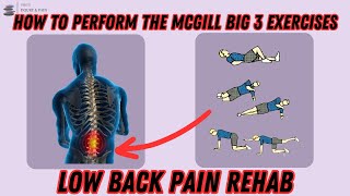 How to perform the McGill Big 3 Exercises correctly