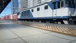 EF64 1020号機[愛]牽引　高速貨物列車