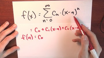 What is the Taylor series of f centered around a? - Week 6 - Lecture 3 - Sequences and Series