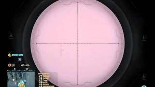 Planetside 2: a lucky long-distance headshot snipe of a runner