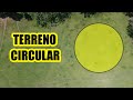 COMO CALCULAR LOS METROS CUADRADOS DE UN TERRENO CIRCULAR