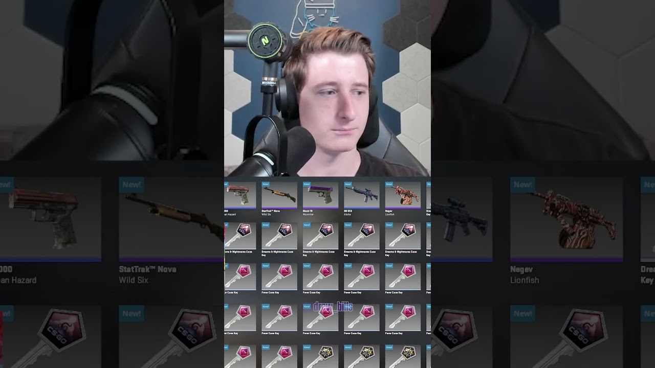 straight to opening cases.. 😭