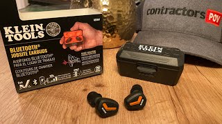 Klein Tools Bluetooth Jobsite Earbuds Review