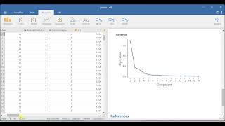 Principal Component Analysis (PCA) using JAMOVI