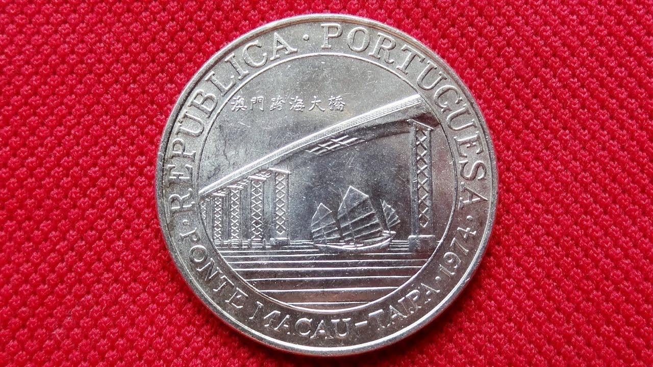 MACAU  澳門  Silver 20 PATACAS 1974 - Макао 20 Патак 1974 Серебро